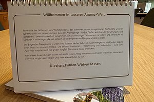Willkommen in unserer Aroma-Welt: Informationen zu Düften und Anwendungen für Wohlbefinden und Entspannung.