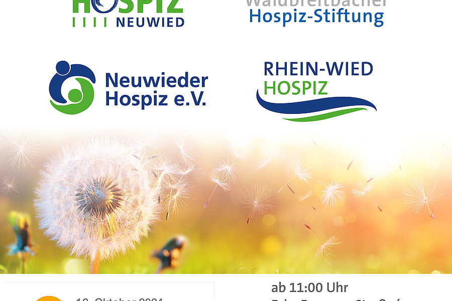Ankündigung des Welthospiztags am 12. Oktober 2024 ab 11 Uhr in Neuwied Fußgängerzone
